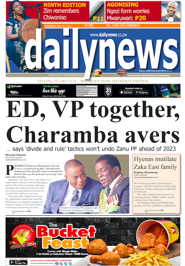 Thursday 21 July 22